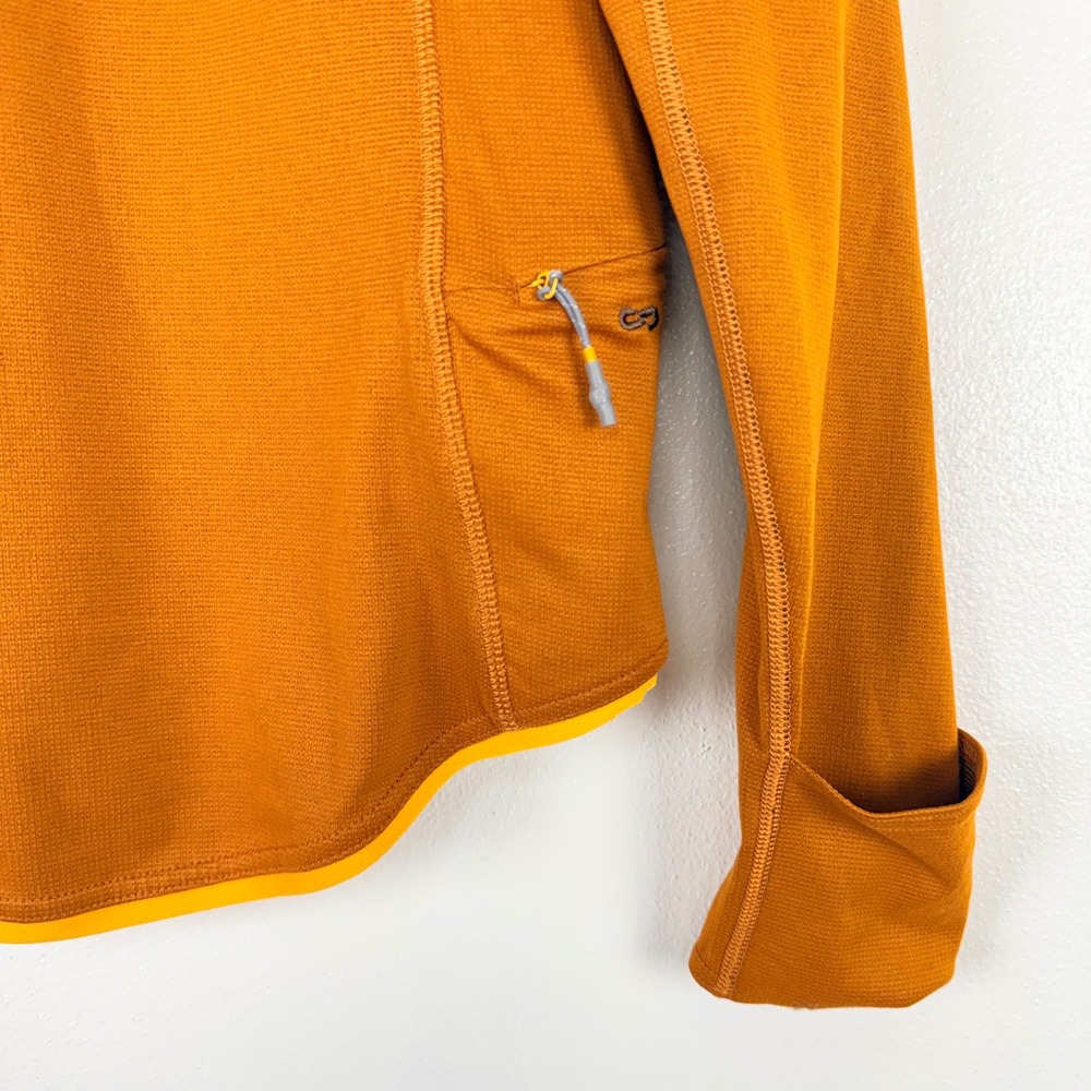 OROS Nova Long Sleeve Technical Base Layer Top Womens M Orange Ski Outdoor - Picture 10 of 16